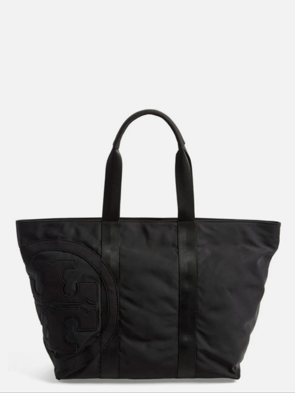 RARE, NWT Tory Burch PENN Nylon Medium Zip Tote Bag in Black-$249